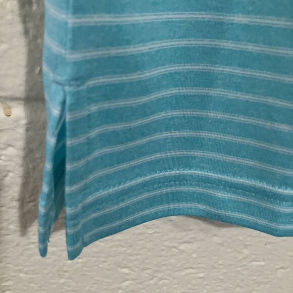 Pga Tour Golf Polo Shirt Men's Size M Color Blue Curacao Htr - Picture 9 of 9